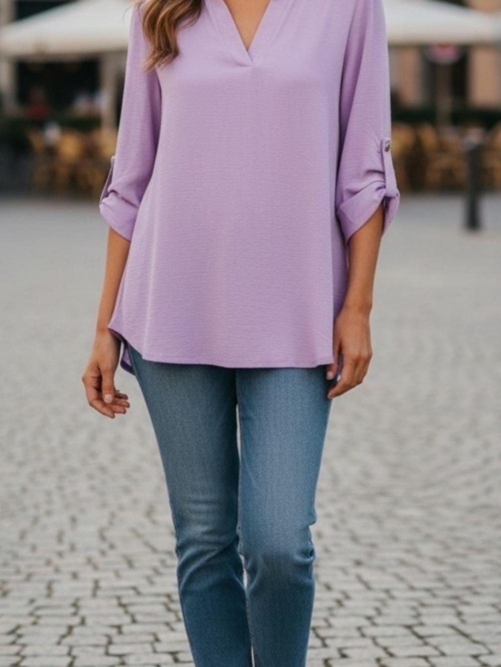 Dear Scarlet LIZZY TOP IN Orchid